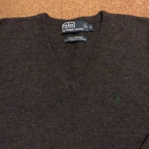 Men’s like new gray wool sweater